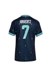 Saksa Kai Havertz #7 Jalkapallovaatteet Naisten Vieraspaita MM-kisat 2026 Lyhythihainen